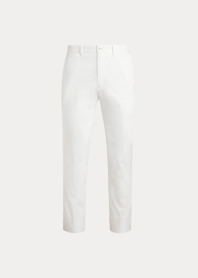 Pantalones Ralph Lauren Hombre Blancos - Tailored Stretch Twill - BLHYC1832